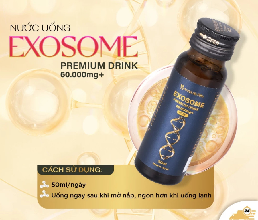 Nước uống Collagen EXOSOME Premium Drink 60.000MG+ (10 chai 50ml)