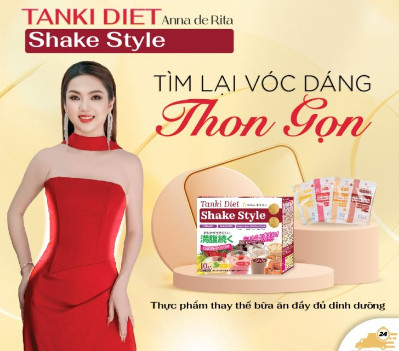 Thực phẩm Tanki Diet Shake Style (10 gói/25gr - 4 vị)